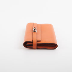 Hermes Kelly Wallet Orange