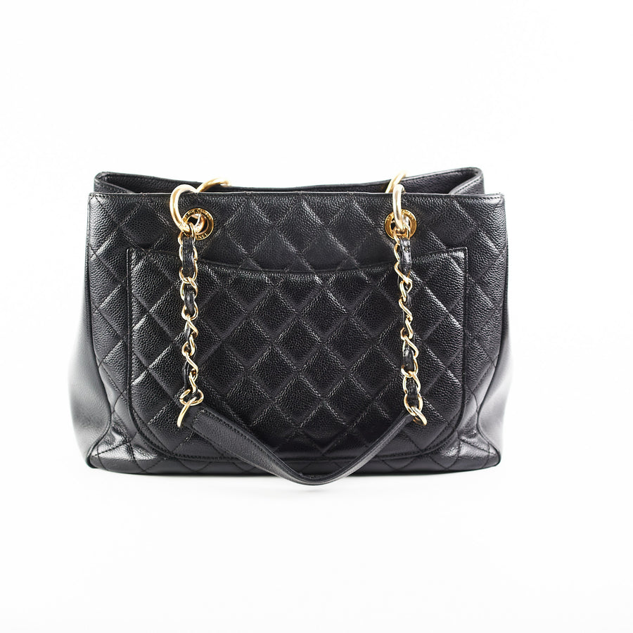 Chanel Shopping Tote GST Caviar Charcoal
