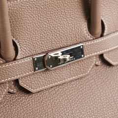 Hermes Birkin 35 Etoupe Togo Stamp Q Square (2013)
