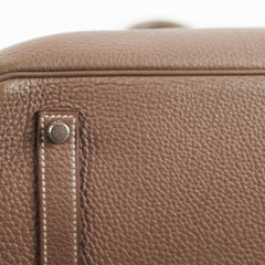Hermes Birkin 35 Etoupe Togo Stamp Q Square (2013)