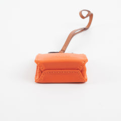 Hermes Bag Charm Orange