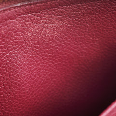 Louis Vuitton Long Wallet Burgundy Empreinte Leather