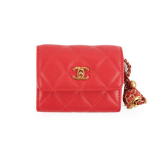 Chanel Micro Bag Pearl Crush Red