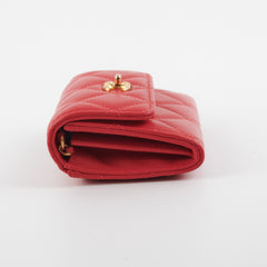Chanel Micro Bag Pearl Crush Red