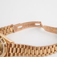 Rolex Datejust 26mm 18K Yellow Gold Diamond Dial Watch