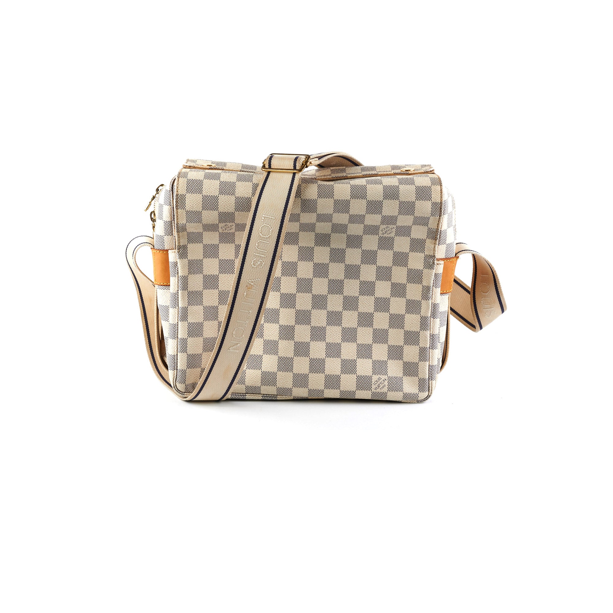 Louis Vuitton Damier Azur Naviglio Messenger Bag - Neutrals Shoulder Bags,  Handbags - LOU526670