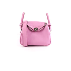 Hold Hermes Mini Lindy Clemece Mauve Sylvestre Stamp U (2022)