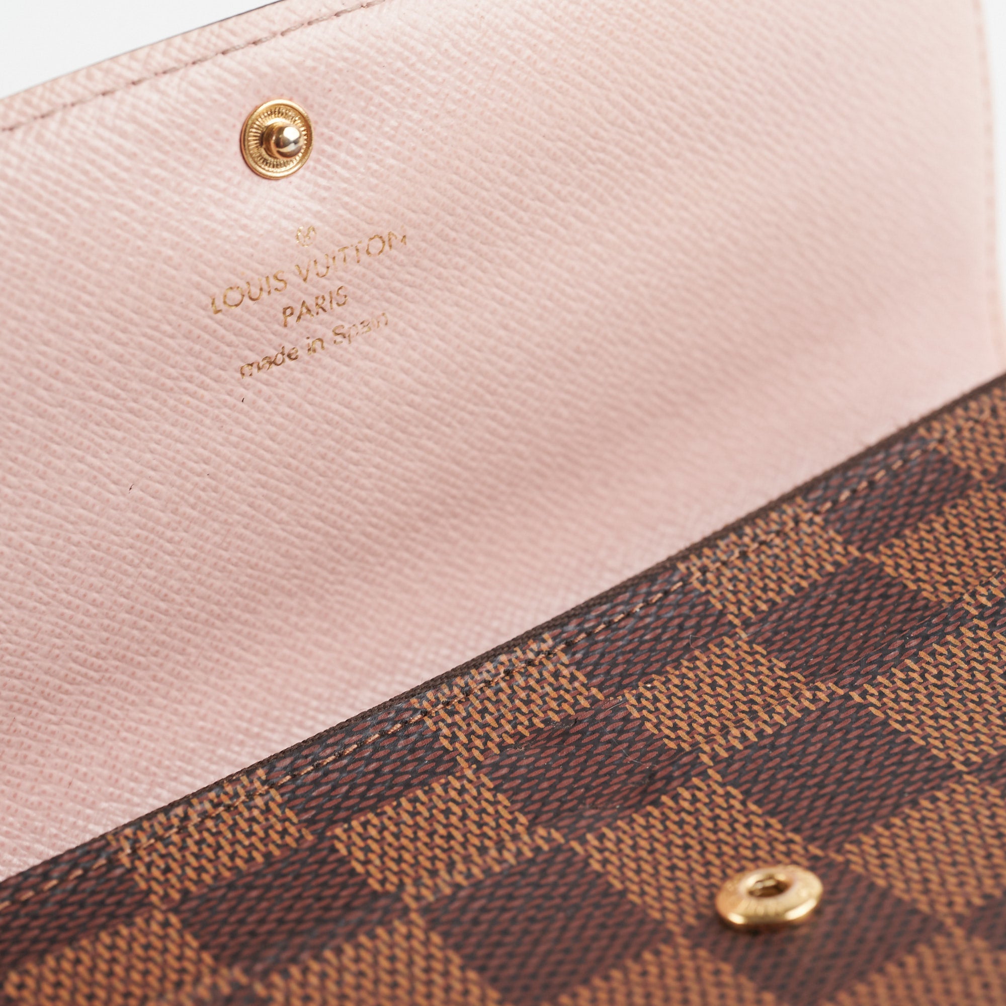 Louis Vuitton emilie wallet damier ebene – Lady Clara's Collection