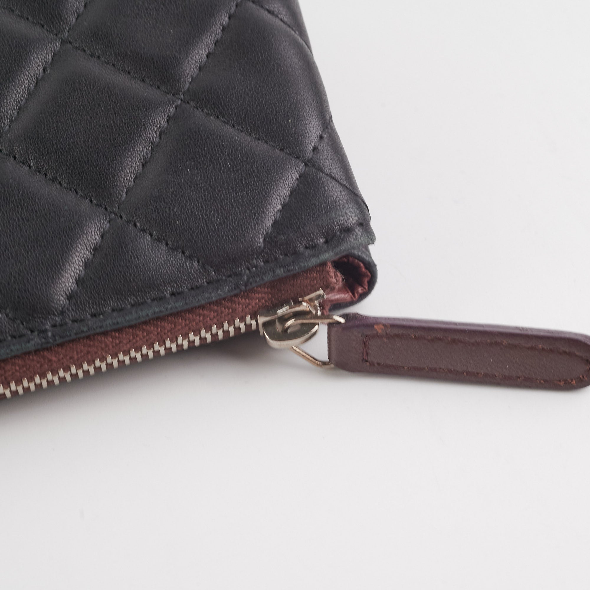 Chanel Black Pouch Cosmetic Bag Clutch Black - THE PURSE AFFAIR