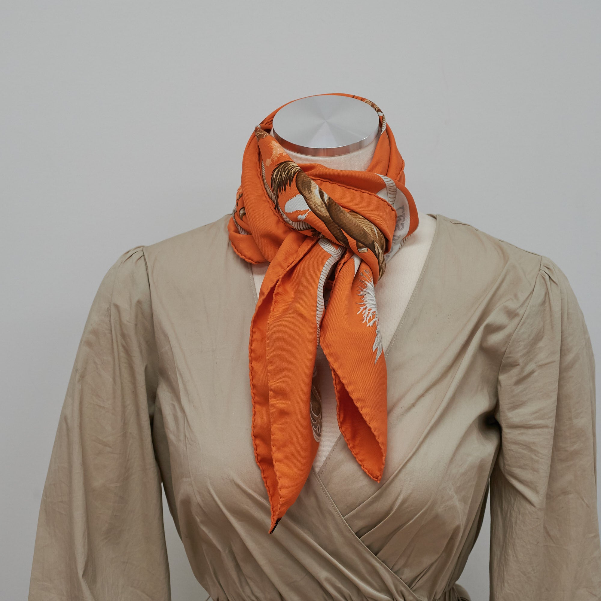 Hermes Scarf Orange – THE PURSE AFFAIR