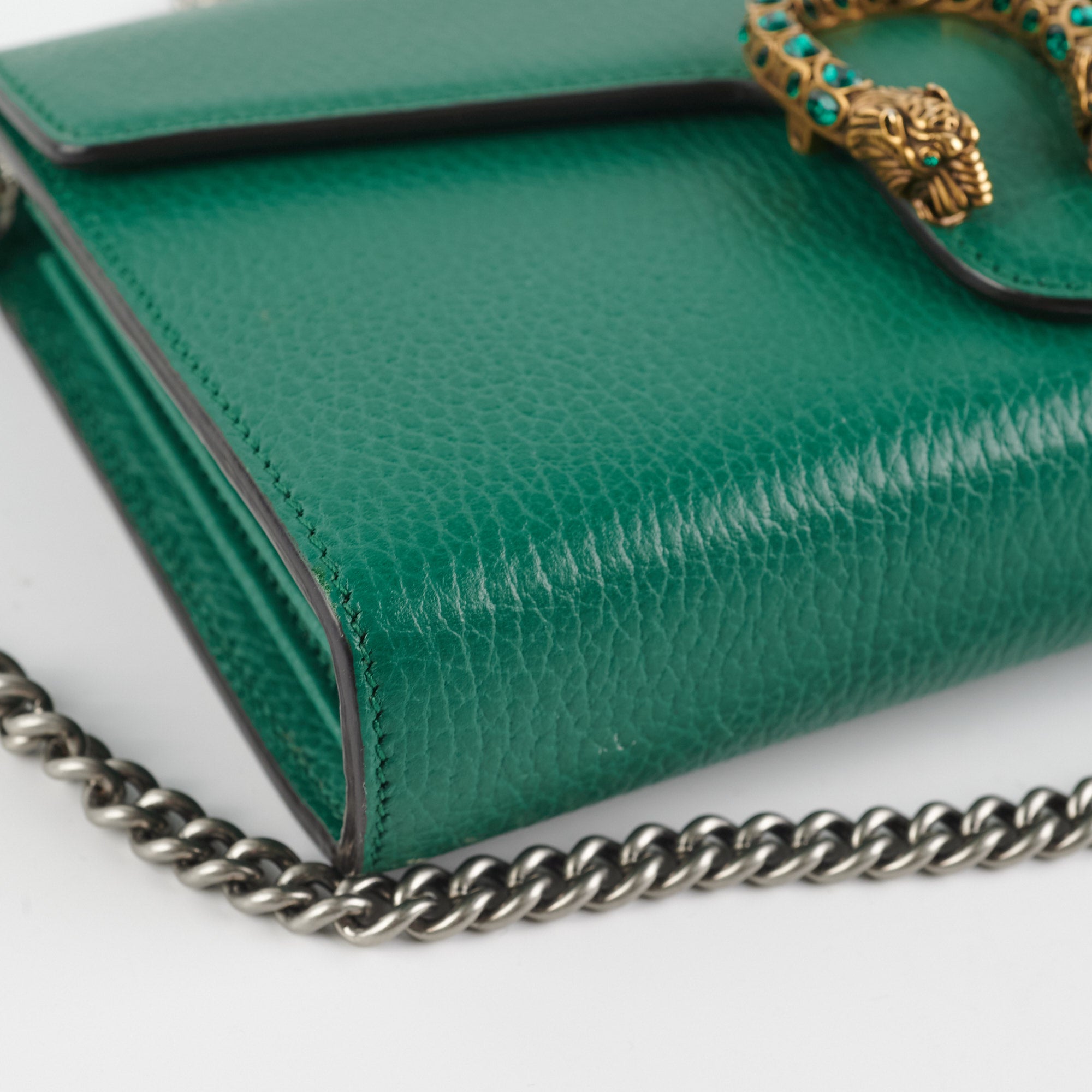 Green Dionysus Gucci Wallet Gucci Pre-Owned 2016-2025 Mini Leather