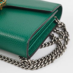 Gucci Dionysus Wallet On Chain Green