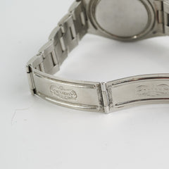 Rolex Oysterdate Black Dial Silver Oyster Bracelet 34 MM