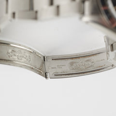 Rolex Oysterdate Black Dial Silver Oyster Bracelet 34 MM