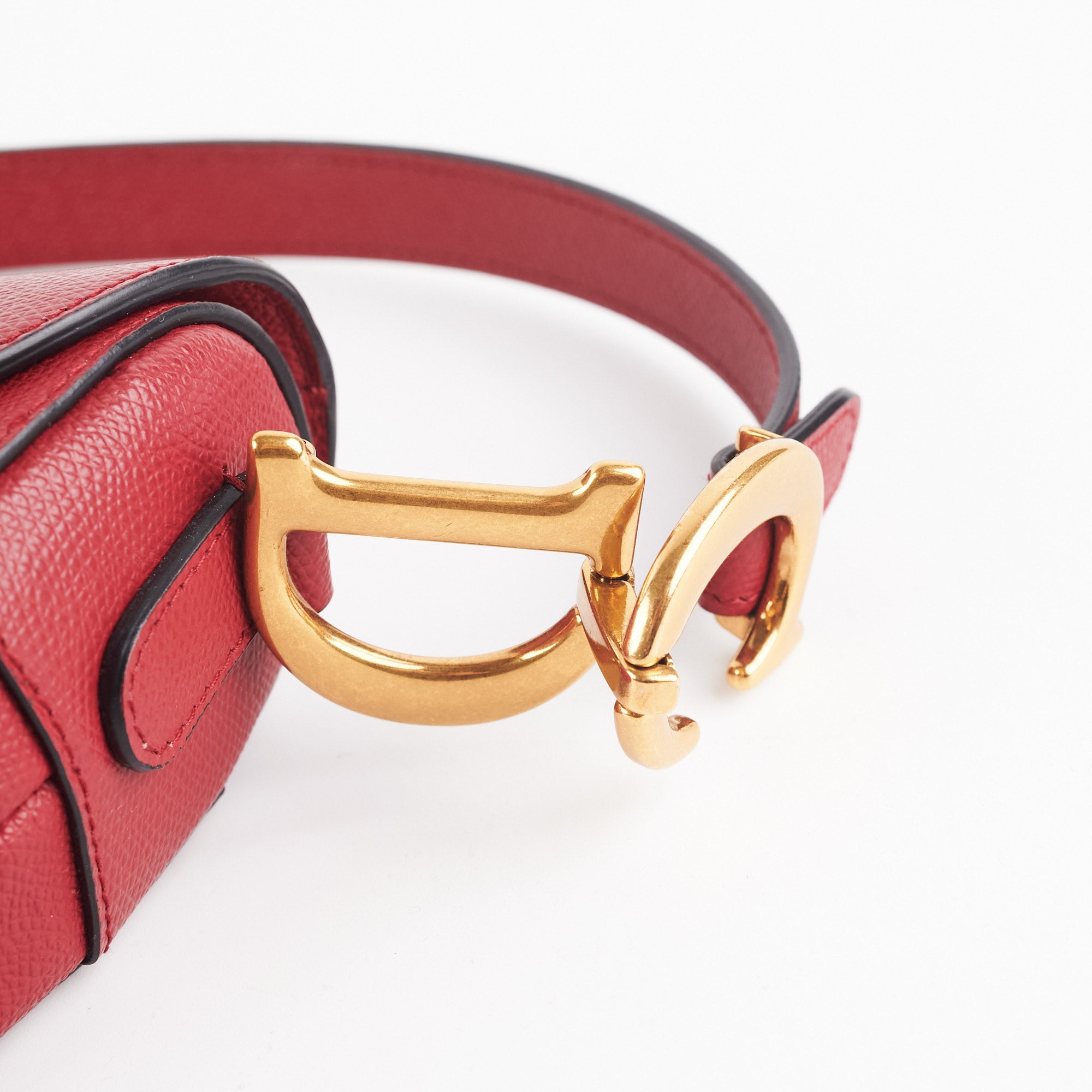 Dior Saddle Bag Red - THE PURSE AFFAIR