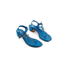 Chanel Sandals Blue (Size 39.5)