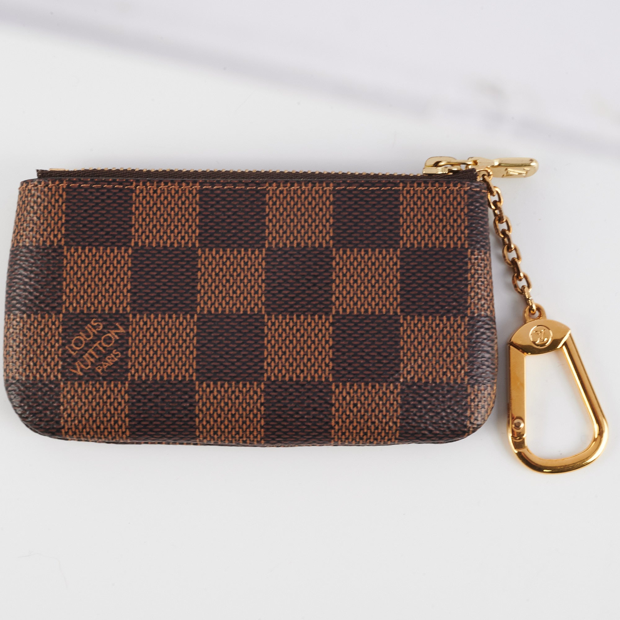 Key Pouch Damier Ebene Canvas - Wallets and Small Leather Goods