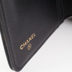 Chanel Chevron Black Wallet