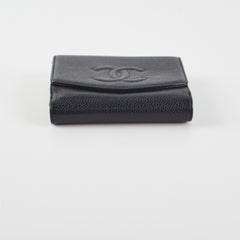 Chanel Timeless Bifold Caviar Wallet Black