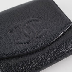 Chanel Timeless Bifold Caviar Wallet Black