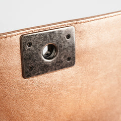 Chanel Boy Bag Perforated Rose Gold