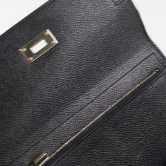 Hermes Kelly Compact Wallet Black