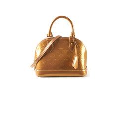 Louis Vuitton Vernis Alma BB Gold