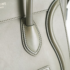 Celine Luggage Mini Grey