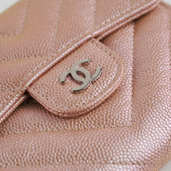 Chanel Compact Flap Wallet Rose Gold 17B