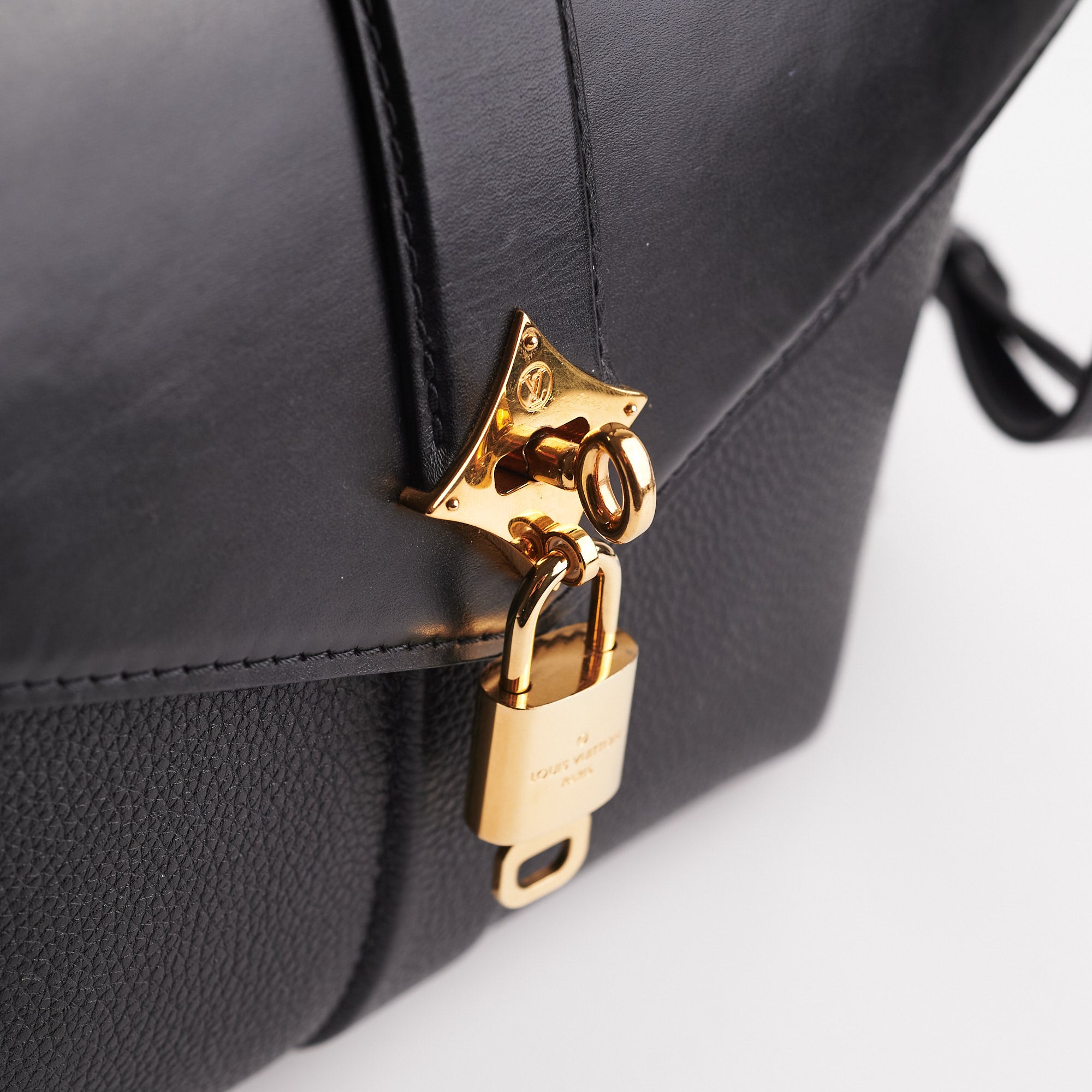 Louis Vuitton Rose Des Vents Black Leather PM Bag - BOPF