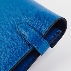 Hermes Kelly Wallet Epsom Blue Izmir (2015)