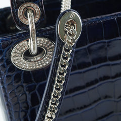 Dior Lady Dior Mini Navy Blue