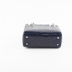Dior Lady Dior Mini Navy Blue
