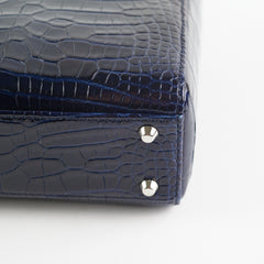 Dior Lady Dior Mini Navy Blue