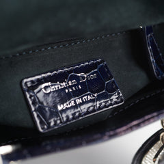 Dior Lady Dior Mini Navy Blue