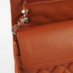 Chanel Jumbo Caviar Flap Brown