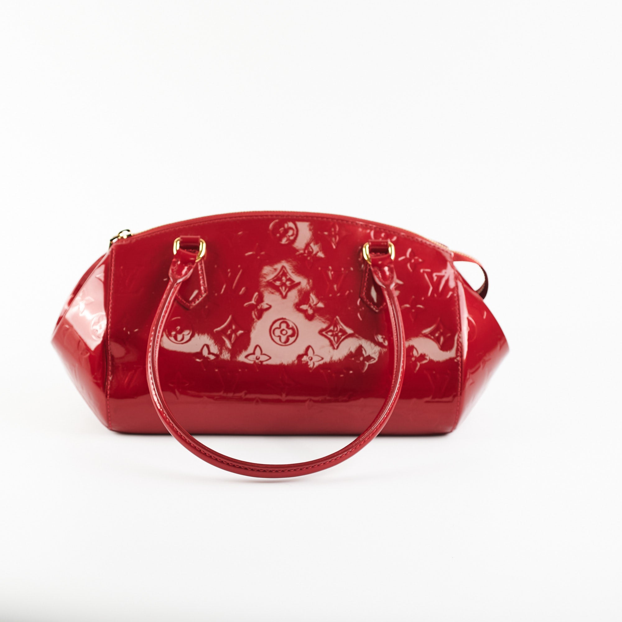 Louis Vuitton Monogram Vernis Sherwood PM M91493 Red Leather Enamel  ref.791807 - Joli Closet