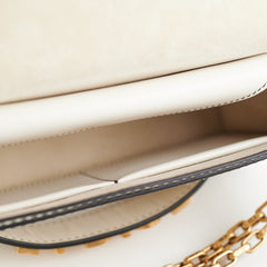 ITEM 27 - Christian Dior J'adior White Flap Bag