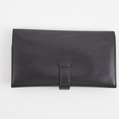 Hermes Bearn Wallet Black Epsom