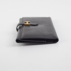 Hermes Bearn Wallet Black Epsom