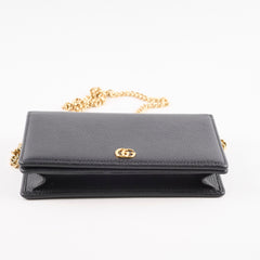 Gucci Black Wallet on Chain WOC