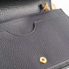 Gucci Black Wallet on Chain WOC