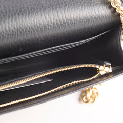 Gucci Black Wallet on Chain WOC
