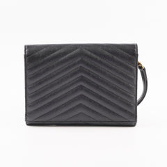 Saint Laurent Wristlet Clutch Black