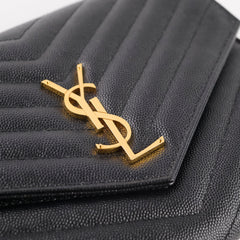 Saint Laurent Wristlet Clutch Black