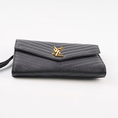 Saint Laurent Wristlet Clutch Black