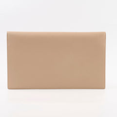 Saint Laurent Uptown Clutch Beige
