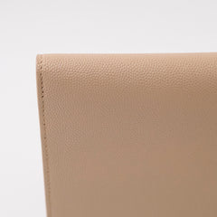 Saint Laurent Uptown Clutch Beige