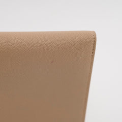 Saint Laurent Uptown Clutch Beige