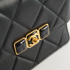 Chanel Seasonal Mini Flap Bag in Black